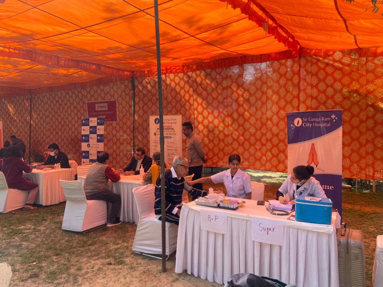 Health Checkup Camp at RWA, New Rajender Nagar on22nd February 2026