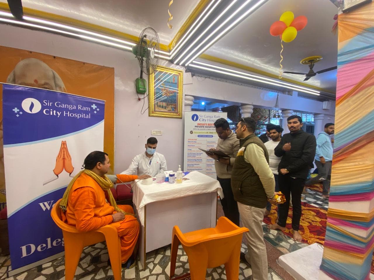 Health Checkup Camp at Hanuman Mandir, Jhandewalan on 03rd February 2026